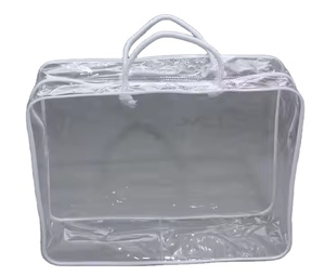 กระเป๋าถือ PVC โปร่งใสขนาดเล็กแบบตั้งได้ ยี่ห้อผู้ผลิตมืออาชีพขายดีที่สุด รับทำโลโก้ ทนทานต่อการฉีกขาด เป็นมิตรกับสิ่งแวดล้อม - Product Image 1