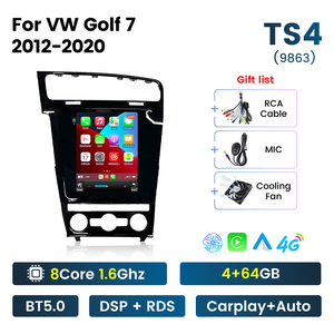 Système audio Android NaviFly 1024*768 8 + 128GB pour VW <span class=keywords><strong>Golf</strong></span> 7 avec 4G LTE WiFi Car Play et Android Auto - Product Image 2