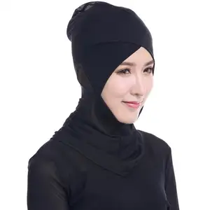 Muslim headwear muslim women cap beautiful khimar fashion muslim scarf hat cap inner hijab