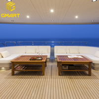Planchers en vinyle synthétique Gmart, imitation teck, pour yachts, revêtements de sol commerciaux, mousse marine, pont de bateau pour yacht