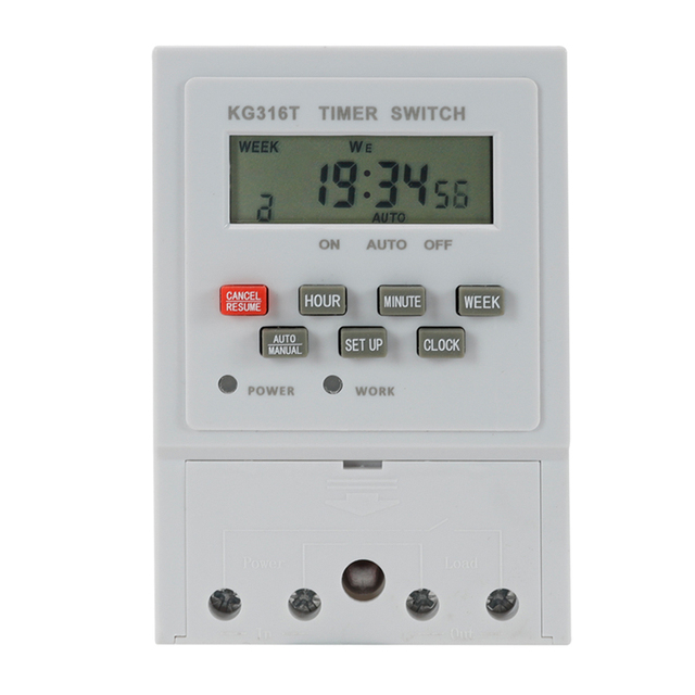 High Quality 220V Street Lamp Time Controller Door Headlight Billboard Power Cycle Time Control Timer Switch