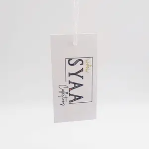 Unique Paper Coated Matte Customized Inner Tags For Clothes
