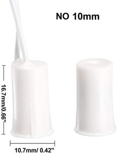 Công Tắc Sậy Trắng Từ Tính Không Có Nhúng Có Dây An Ninh Cửa Liên Hệ Cảm Biến Báo Động - Product Image 3