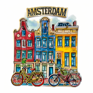 Imán de nevera <span class=keywords><strong>Amsterdam</strong></span> Personalización Imanes de nevera de <span class=keywords><strong>turismo</strong></span> para decoración Imán de nevera Koelkast - Product Image 1