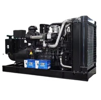 Groupe électrogène silencieux Shangchai OpenType 200 kW 300 kW 400 kW pour centre de données, refroidissement par eau, entretien facile, panneau de commande numérique, ATS