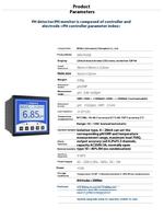 Contrôleur de pH en ligne Minipore pour l'analyse de l'eau industrielle, transmetteur ORP avec sortie 4-20mA+RS485, pH-mètre automatique