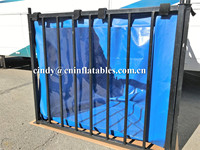 Jeu de dunk tank double, stand de dunking interactif gonflable pour carnaval, dunk tanks à vendre