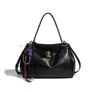 High-End Women's Large Capacity <b>Tote</b> Bag <b>Zip</b> Closure Autumn Winter Cross-Body Satchel With Polyester Tanjing - Product Image 5