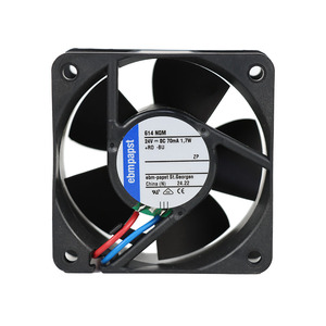 Ventilateur de refroidissement axial électrique OEM 614NGM-095 pour armoires et onduleurs, 614NGM 60x60x25mm 6025 24VDC 1.7W 70mA 4100RPM - Product Image 1