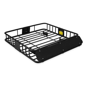 Porte-bagages de <span class=keywords><strong>toit</strong></span> universel 43 pouces en <span class=keywords><strong>acier</strong></span> robuste 150 lb pour voiture, idéal pour le transport de marchandises en extérieur - Vente en gros - Product Image 1