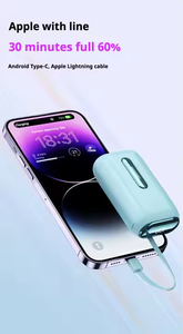 ไวซ์ดอม-เทค พาวเวอร์แบงค์แบบพับได้สำหรับแล็ปท็อป ความจุ 5000mAh ชาร์จไร้สาย แม่เหล็กดูดติด ช่องเสียบ Type-C กำลังไฟ 18W พร้อมหน้าจอ LED - Product Image 3