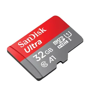 100% otantik Sandisk Ultra A1 mikro bellek Sd kartları Cartao De Memoria 32gb 64gb 128gb 256gb Flash bellek mikro Tf Sd kart