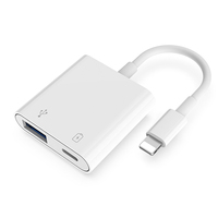 IPhone כדי USB מתאם USB 3.0 OTG כבל מתאם תואם עבור iPhone/iPad,USB נקבה תומך כרטיס קורא Udisk