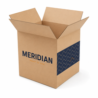 Boîte d'expédition en carton ondulé Kraft RSC, conteneur à fentes standard avec impression de logo personnalisé, vente en gros, directement de l'usine, OEM