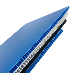 2mm 3mm 4mm 5mm <span class=keywords><strong>6mm</strong></span>空白の色の段ボール4x8シートプラスチックポリプロピレンシートCorefluteボード - Product Image 1