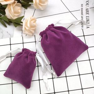 Pochette à bijoux en velours personnalisée avec logo, sac d'emballage cadeau pour bijoux, montres et autres trésors, sac de rangement pour perruque - Product Image 6