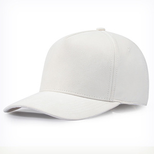 도매 하이 크라운 5 창 모자 성격 스웨이드 사용자 정의 로고 일반 자수 야외 야구 모자 - Product Image 6