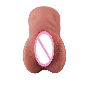 Masturbador Masculino <span class=keywords><strong>de</strong></span> Bolsillo, Color Café, Grande, Realista, Portátil, 3D, Vagina y Clítoris, Material TPR, Certificado CE, Juguete Sexual para Hombres - Product Image 1