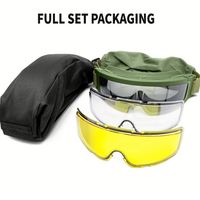Yijia OEM professionnel anti-poussière Camouflage lunettes de sécurité tactiques Protection UV lunettes de tir