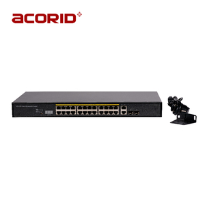 300W interruttore Poe 24 porte 100 porte Poe 10/100/100Mbps 24 porte per CCTV <span class=keywords><strong>Cameria</strong></span> - Product Image 1