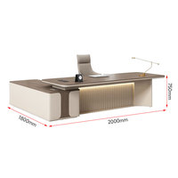 Bureau de direction moderne convertible et extensible Liyu Furniture, de haut niveau, pour PDG, usage commercial de luxe sur mesure