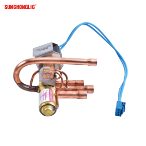 วาล์วทองแดงแบบกลับ<span class=keywords><strong>ทิศทาง</strong></span> <span class=keywords><strong>4</strong></span> ทาง สำหรับเครื่องปรับอากาศซันชองลิค ใช้กับปั๊มความร้อนแบบอากาศสู่น้ำ อะไหล่สำหรับการแลกเปลี่ยนควา<span class=keywords><strong>ม</strong></span>ร้อน - Product Image 2