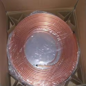 1/2 дюймов ASTM B280 медная труба рулон 12,7x0,7 мм квадратная медная трубка R410A катушка для охлаждения воздуха C11000 C12200 - Product Image 3