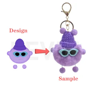 OEM ODM Hot Sale Customized Toys Small Soft Plush Toy Cartoon Animal doll Keychain For Unisex Customized Manufacturer