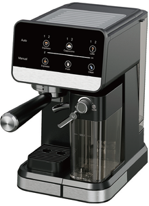 Cafetera Italiana Newle, Cafetera Espresso Profesional Digital, 20 Bares, Molinillo Integrado, Doble Taza, Espumador de Leche, Latte, <span class=keywords><strong>Cappuccino</strong></span> - Product Image 6