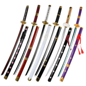 Đồ chơi kiếm Katana Anime Cosplay 104CM bằng tre gỗ, mô hình kiếm Roronoa Zoro One Piece - Product Image 2