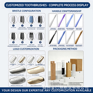 Wisdom Smokers Toothbrush 727 Hard Bristle <b>Large</b> Head 12 <b>Pack</b> Manual Toothbrush for Adults Home Use - Product Image 4