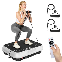 M TODO Vibrationsplatte Trainingsgerät - 100 Geschwindigkeitsstufen Fernbedienung 450 lbs Kapazität ABS-Material Leise für den Heimgebrauch Gewichtsreduktion Komplett