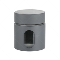 Pot à café en verre multifonction moderne Tenrey, mini boîte à café de voyage pour café moulu, hermétique avec fenêtre