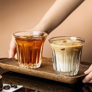 Taza de <span class=keywords><strong>Café</strong></span> de Vidrio Templado Transparente, Anti-Escaldaduras, para Latte, Espresso y Capuchino, Estilo Moderno y Lujoso para Hogar o Cafetería - Product Image 3