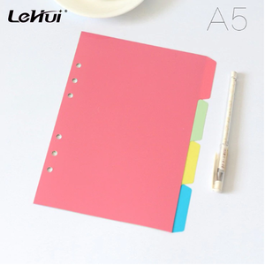 Fabrikpreis Register-Trennblätter für Aktenordner, Farbige Register-Trennblätter für Briefpapier und Bürobedarf - Product Image 3