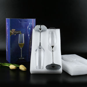 Coupe <span class=keywords><strong>De</strong></span> Verre a Vin Et <span class=keywords><strong>Champagne</strong></span> <span class=keywords><strong>Copas</strong></span> <span class=keywords><strong>De</strong></span> Vino <span class=keywords><strong>Copas</strong></span> <span class=keywords><strong>De</strong></span> champán <span class=keywords><strong>De</strong></span> cristal alto con base <span class=keywords><strong>de</strong></span> metal - Product Image 5