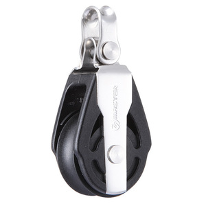 รอกเดี่ยวแบบ Master Single Sheave Pulley ขนาด 38 มม. สำหรับสายขนาด 10 มม. ทำจากอะลูมิเนียม สำหรับงานทางทะเล - Product Image 1