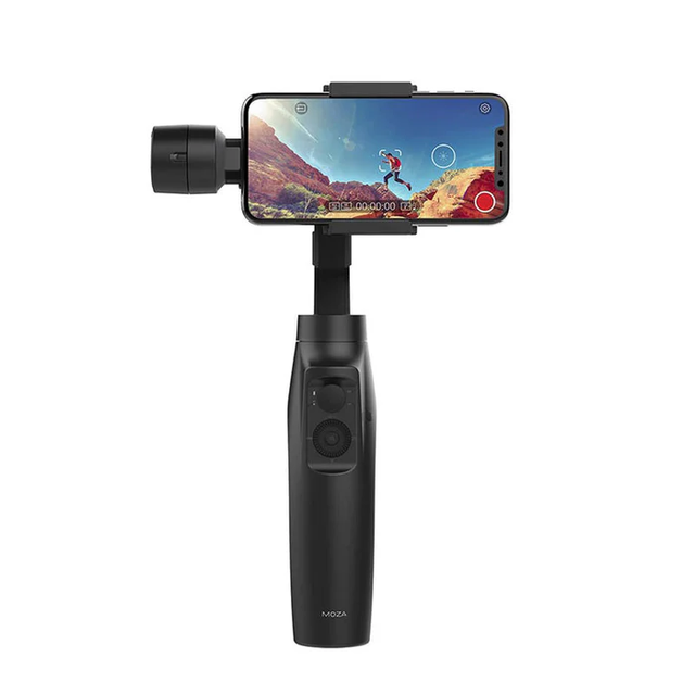 MOZA Mini-MI Smartphone Gimbal Stabilizer Ultra-Light Foldable 3-Axis Handheld for iPhone & Android, Perfect for Vlogging