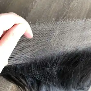 Lace Frontal Closure Super dünner HD-Film Swiss 1 Stück brasilia nisches Haar Natürliche schwarze Farbe Dünn Transparent DHL, Fedex