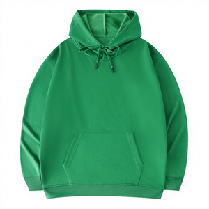 Sudadera con Capucha Roja para Hombre, Corte Holgado, Informal, Tejida, Color Sólido, con Bolsillo, Manga Larga, para Otoño 2027 - Product Image 3