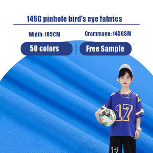 Tissu maille tricotée 75D/72F léger à séchage rapide 100 % polyester pour vêtements de sport pour filles, maille perforée en jersey, vente en gros - Product Image 5