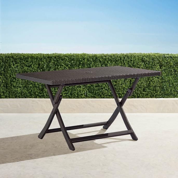 Factory direct sale foldable camping table height adjustable poly rattan outdoor picnic garden table