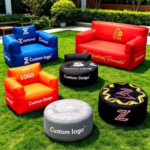 <b>Inflatable</b> Branding Seat Air <b>Couch</b> with Custom Logo Printing for Outdoor Event Advertising Trade Show Exhibition Furniture - Product Image 1