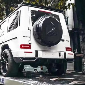 Carbon Fiber Rear Wing Front Lip Bumper for Mercedes Benz W464 G Class G Wagon Dry <b>Polished</b> Finish Full Set Body <b>Kits</b> - Product Image 6