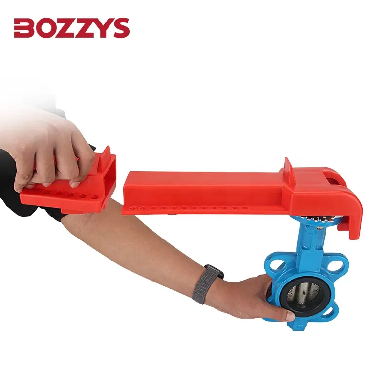 BOZZYS Industrial Bloqueio de Segurança Válvula Borboleta com Cadeados Furo para Alça de Válvula de 8mm a 45mm