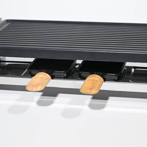 Vente en gros 1300W portable électrique en bois <span class=keywords><strong>raclette</strong></span> gril fer électrique gril contrôle de la température détachable pour un usage domestique - Product Image 3