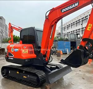 6 tấn thứ hai tay bánh xe <span class=keywords><strong>Digger</strong></span> DX60 DH60 <span class=keywords><strong>5t</strong></span> 6 t doosan sử dụng nhà máy xúc để bán - Product Image 6
