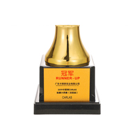 Fabrication de trophées et médailles de la Coupe du monde de sports en métal doré de taille réelle de compétition de gymnastique de luxe personnalisée
