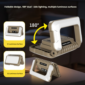 Lanterne de camping portable ultra-lumineuse 1500 lumens, <span class=keywords><strong>LED</strong></span> <span class=keywords><strong>rechargeable</strong></span> USB-C, 5 modes, 3 sources lumineuses, pour les pannes de courant et le camping - Product Image 3