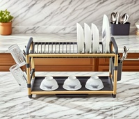 Gadget de cuisine égouttoir à vaisselle évier en aluminium égouttoir à vaisselle égouttoir à vaisselle pliable